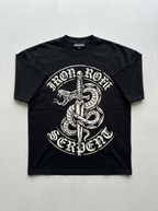 Iron Serpent Oversized T-Shirt - Front view
