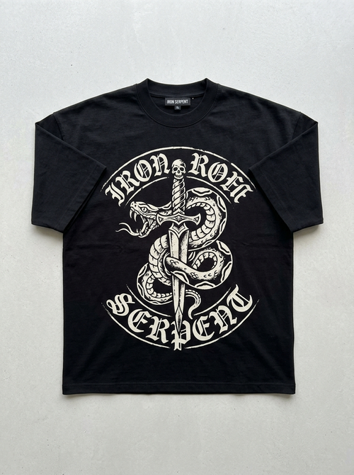 Iron Serpent Oversized T-Shirt - Front view