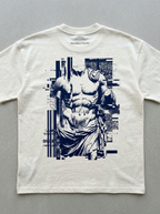 Marble Static Oversized T-Shirt - Back view