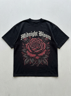 Midnight Bloom Oversized T-Shirt - Front view