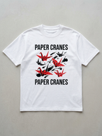 Paper Cranes Oversized T-Shirt - Front view