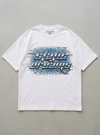 Static Dreams Oversized T-Shirt - Front view