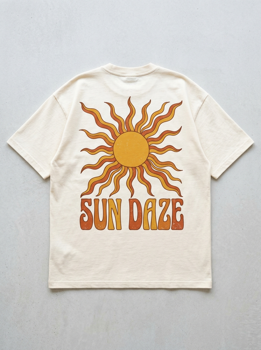 Sun Daze Oversized T-Shirt - Back view