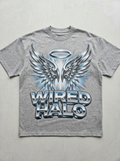 Wired Halo Oversized T-Shirt - Front view